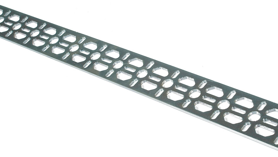 Perforated steel strip