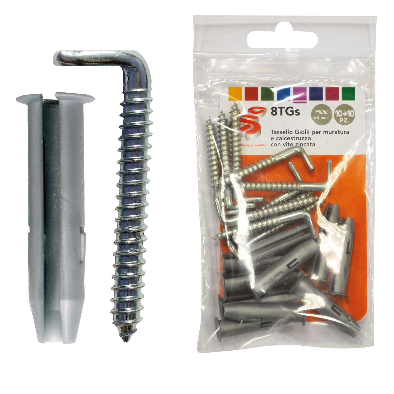 TG hook screw and Giolli plug | Gia